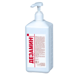 Бесспиртовой антисептик "Дезамин Экстра", 1 л (с дозатором)